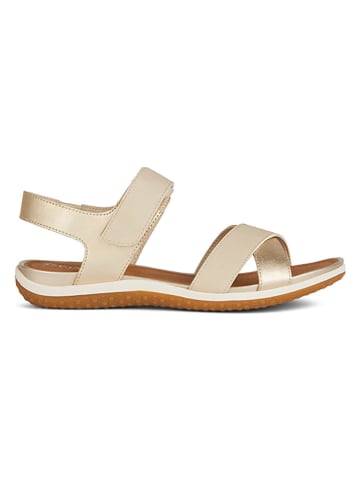 Geox Sandalen "Vega" crème/goudkleurig