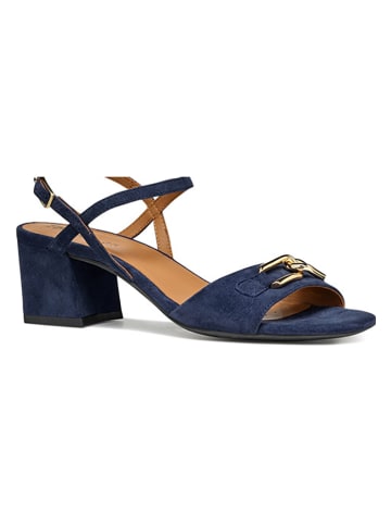 Geox Leren haksandalen "New Eraklia 50" donkerblauw
