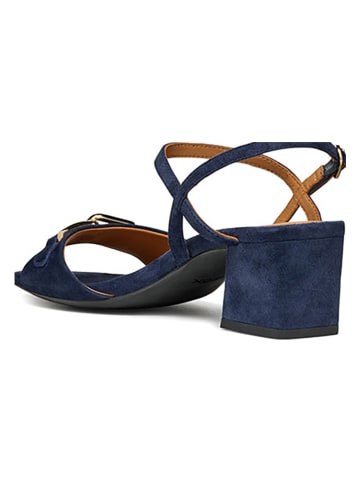 Geox Leren haksandalen "New Eraklia 50" donkerblauw