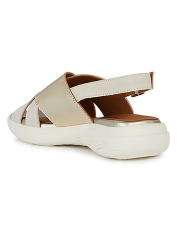 Geox Sandalen "Spherica EC5" crème/goudkleurig