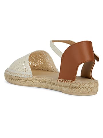Geox Leder-Sandalen "Lampedusa" in Beige/ Hellbraun