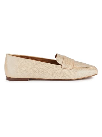 Geox Leder-Slipper "Marsilea" in Beige