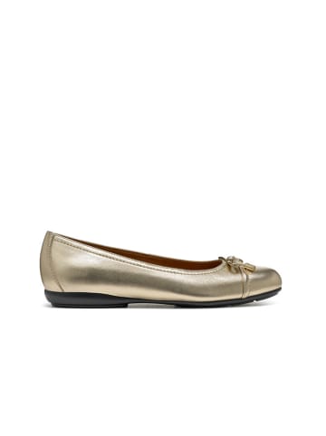 Geox Leren ballerina's "Annytah" goudkleurig