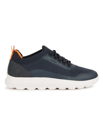 Geox Sneakers "Spherica" in Dunkelblau/ Orange