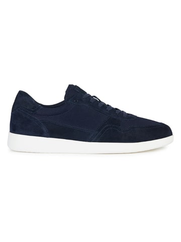 Geox Leder-Sneakers "Kennet" in Dunkelblau