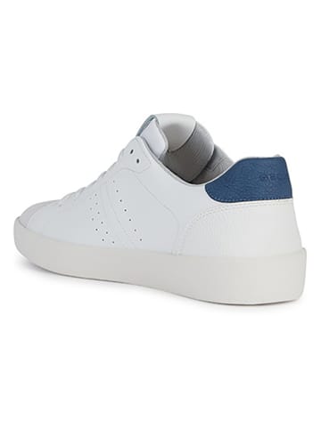 Geox Leren sneakers "Affile" wit/blauw