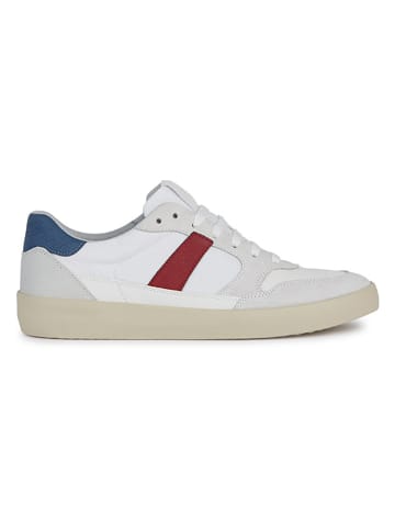 Geox Leren sneakers "Affile" wit/blauw/rood