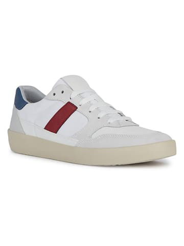 Geox Leren sneakers "Affile" wit/blauw/rood