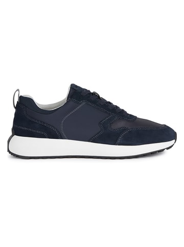 Geox Leren sneakers "Volpiano" donkerblauw
