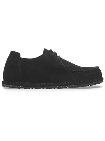 Birkenstock Leder-Schnürschuhe "Utti Lace" in Schwarz