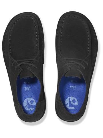 Birkenstock Leder-Schnürschuhe "Utti Lace" in Schwarz