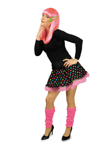 CHAKS Kostümrock "Perdita" in Schwarz/ Pink