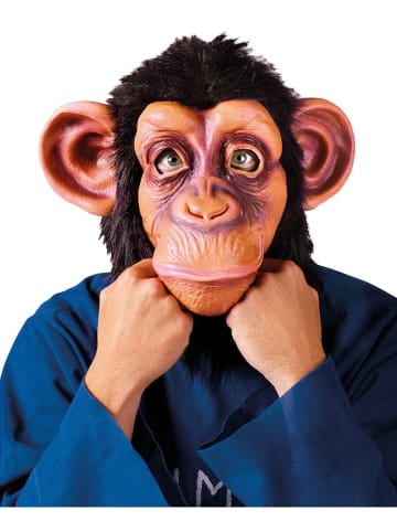 CHAKS Maske in Hellbraun/ Schwarz