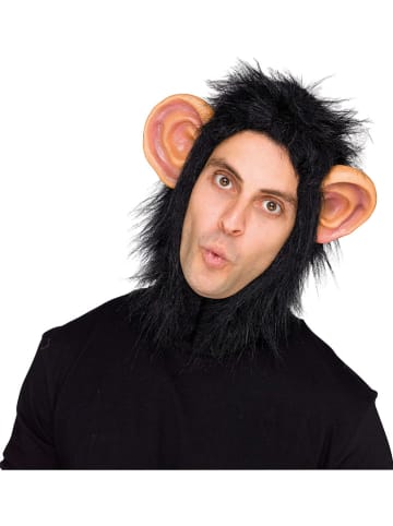 CHAKS Maske in Beige/ Schwarz