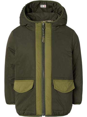 Noppies Wende-Winterjacke "Hoyos" in Khaki/ Hellbraun