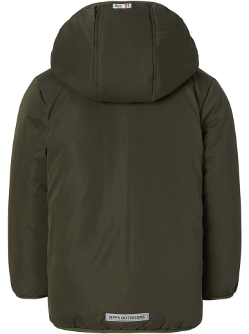 Noppies Wende-Winterjacke "Hoyos" in Khaki/ Hellbraun