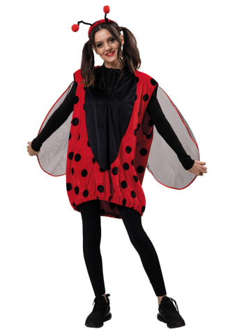 Party x People 2-częściowy kostium "Ladybug" w kolorze czerwono-czarnym