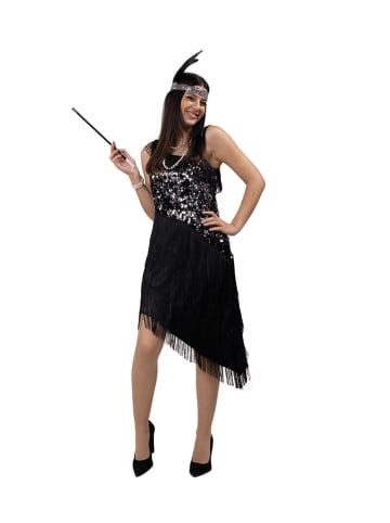 Party x People Kostümkleid "Charleston" in Schwarz