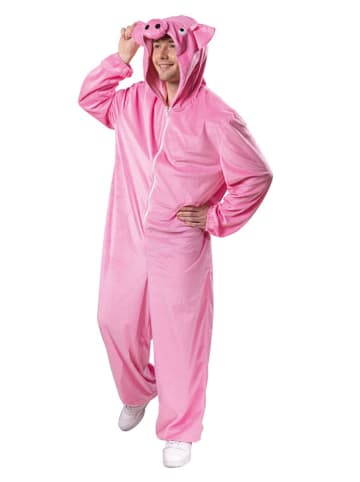 Party x People Kostümoverall "Schwein Kalli" in Pink