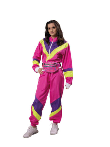 Party x People 2-delig trainingspak roze/meerkleurig