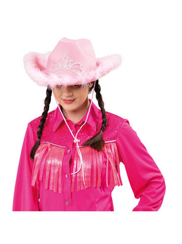Party x People Cowboyhut "Princess" in Pink