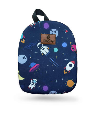 hippodino Rucksack in Dunkelblau/ Bunt - (L)26 x (B)22 cm