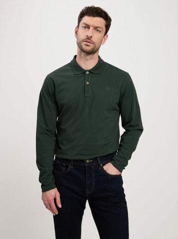 Cross Jeans Poloshirt donkergroen