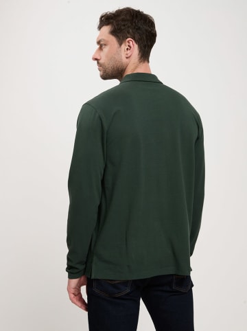 Cross Jeans Koszulka polo w kolorze ciemnozielonym