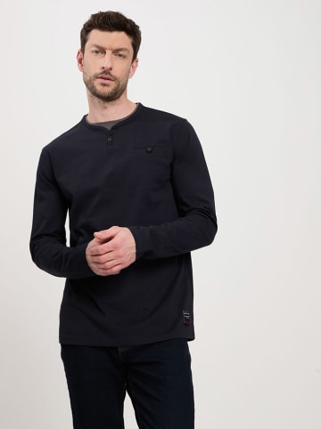 Cross Jeans Longsleeve in Dunkelblau