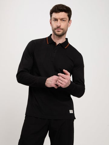 Cross Jeans Poloshirt in Schwarz