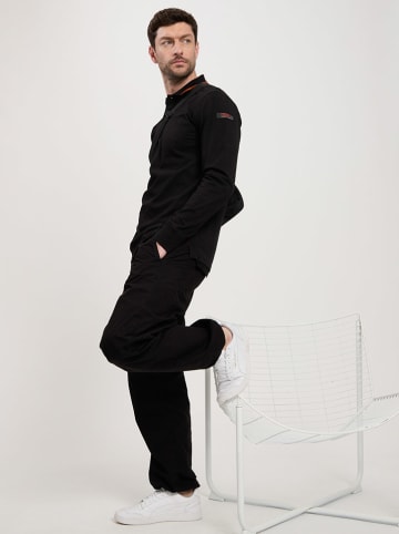 Cross Jeans Poloshirt in Schwarz