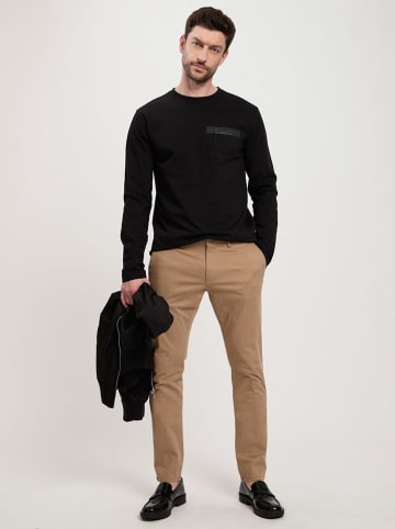 Cross Jeans Koszulka w kolorze czarnym