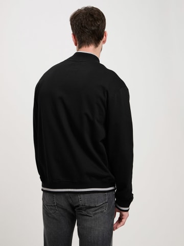 Cross Jeans Sweatjacke in Schwarz