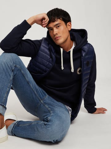 Cross Jeans Hoodie in Dunkelblau