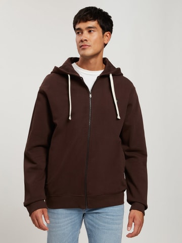 Cross Jeans Sweatjacke in Braun