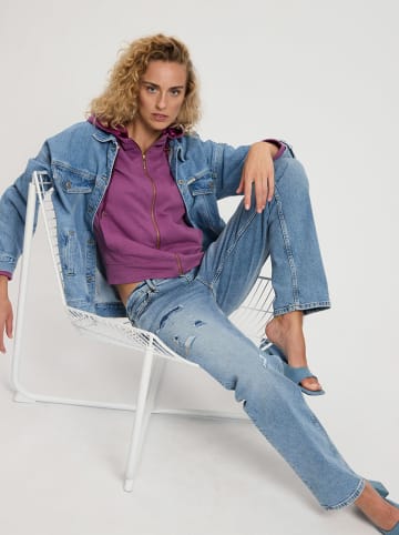 Cross Jeans Bluza w kolorze fioletowym