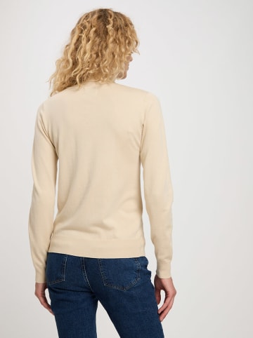 Cross Jeans Rollkragenpullover in Beige