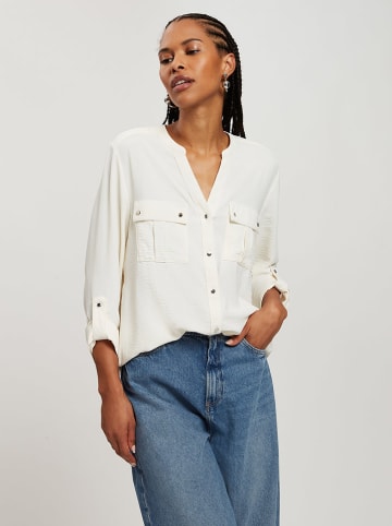 Cross Jeans Bluse in Weiß