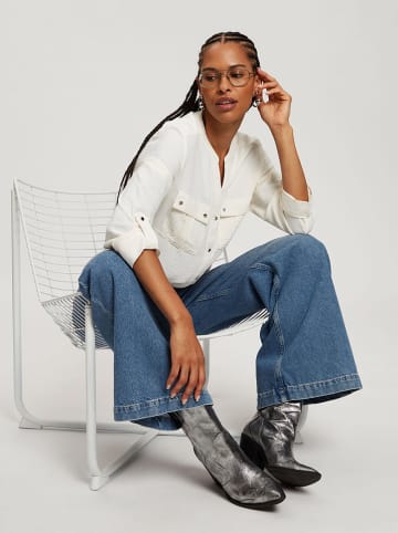 Cross Jeans Bluse in Weiß
