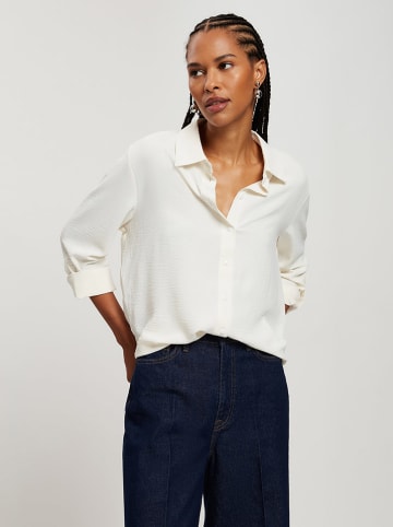 Cross Jeans Bluse in Weiß