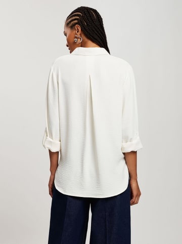 Cross Jeans Bluse in Weiß