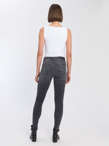 Cross Jeans Spijkerbroek - skinny fit - antraciet