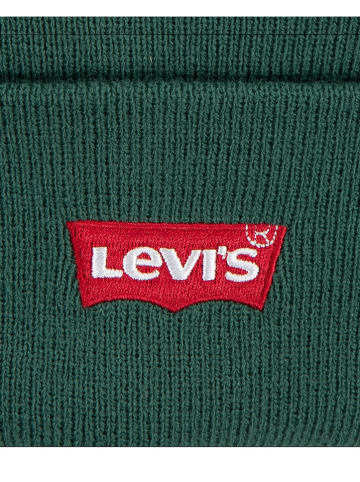 Levi's Kids Czapka beanie w kolorze ciemnozielonym