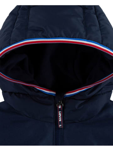 Levi's Kids Doorgestikte jas donkerblauw
