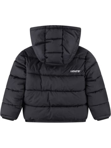 Levi's Kids Doorgestikte jas zwart