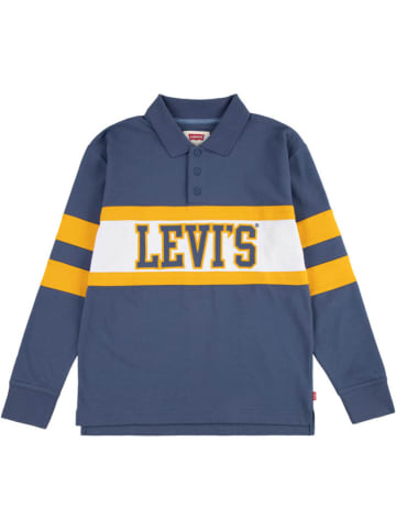 Levi's Kids Poloshirt blauw/wit/geel