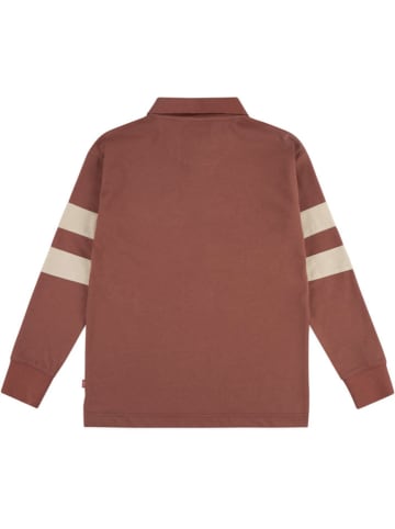 Levi's Kids Poloshirt rood/wit/beige