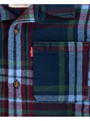 Levi's Kids Koszula w kolorze niebiesko-zielono-czerwonym