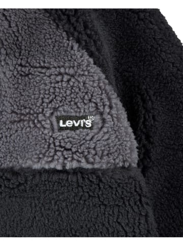 Levi's Kids Fleece vest zwart/grijs