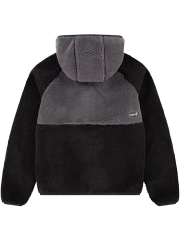 Levi's Kids Fleece vest grijs/zwart